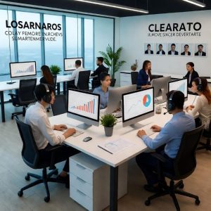 modern office workspace